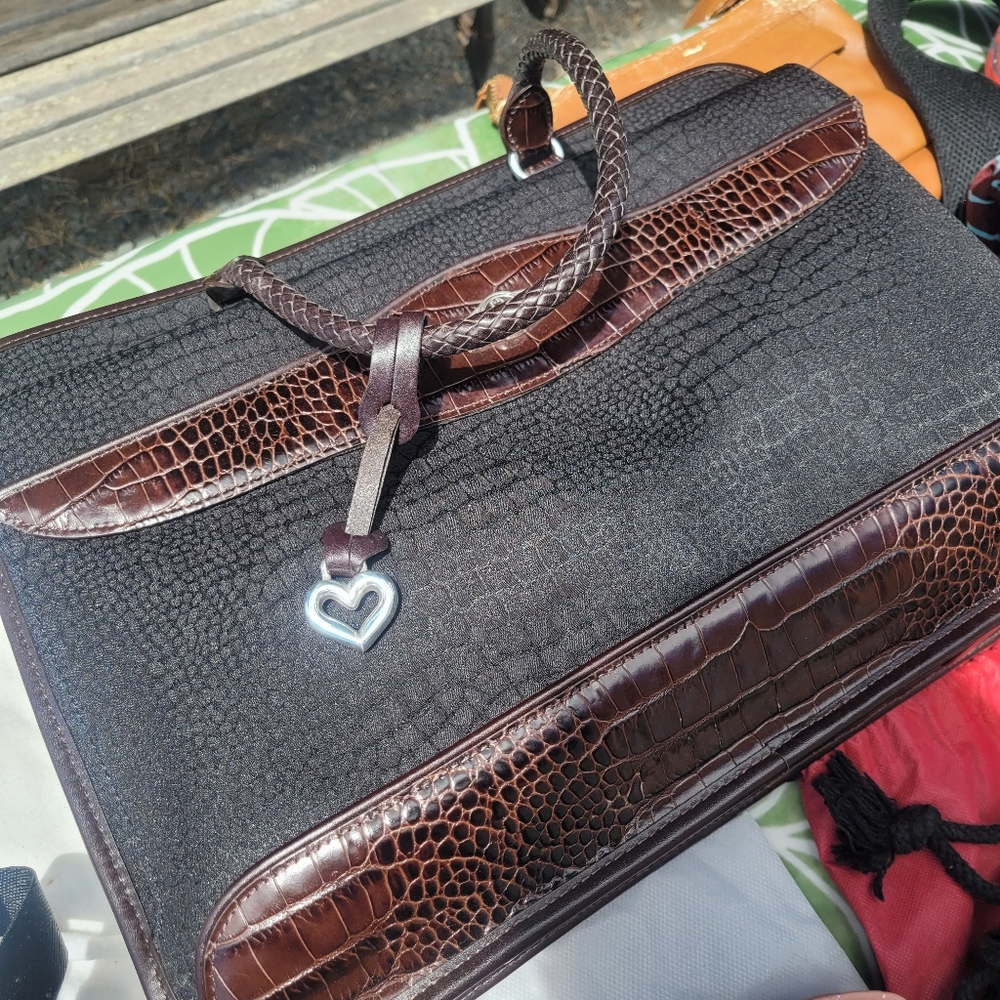 Brighton leather briefcase